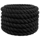Bomulds Snor 50 mm 5 m Sort 100% Bomuld