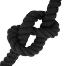 Bomulds Snor 50 mm 10 m Sort 100% Bomuld