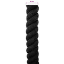 Bomulds Snor 60 mm 5 m Sort 100% Bomuld