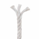 Bomulds Snor 4 mm 50 m Hvid 100% Bomuld