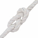 Bomulds Snor 4 mm 250 m Hvid 100% Bomuld