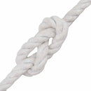 Bomulds Snor 6 mm 250 m Hvid 100% Bomuld