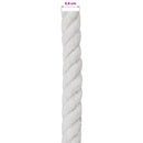 Bomulds Snor 8 mm 500 m Hvid 100% Bomuld