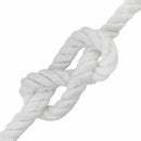 Bomulds Snor 10 mm 50 m Hvid 100% Bomuld