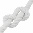 Bomulds Snor 20 mm 25 m Hvid 100% Bomuld