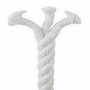 Bomulds Snor 24 mm 50 m Hvid 100% Bomuld