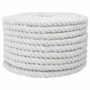Bomulds Snor 24 mm 50 m Hvid 100% Bomuld
