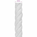 Bomulds Snor 36 mm 10 m Hvid 100% Bomuld