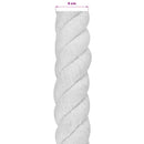 Bomulds Snor 60 mm 10 m Hvid 100% Bomuld