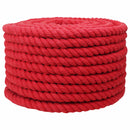 Bomulds Snor 24 mm 50 m Rød 100% Bomuld