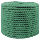 Bomulds Snor 12 mm 25 m Grøn 100% Bomuld