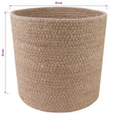 Plantepotte Sæt 2 stk. Naturfarvet Ø 21 x 21 cm 100% Tossa Jute