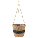 Søgræs Planterkurve 3 pcs Naturfarvet og sort Ø26 x 19 cm
