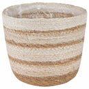 3 stk. Naturlig, hvid og beige Ø26 x 19 cm 100% Søgræs