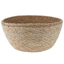 Plantekrukke med håndtag 2 stk. Hvid Ø 22 x 20 cm 100% Søgræs