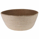 Plantekrukke med håndtag 2 stk. Hvid Ø 45 x 36 cm 100% Søgræs
