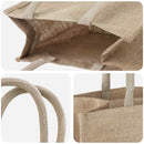 Jute tasker 5 Naturfarvet 26 x 22 x 14 cm 100% Tossa Jute