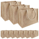 Jute tasker 10 Naturfarvet 26 x 22 x 14 cm 100% Tossa Jute
