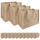 Jute tasker 50 Naturfarvet 26 x 22 x 14 cm 100% Tossa Jute