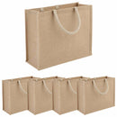 Jute tasker 5 Naturfarvet 42 x 33 x 19 cm 100% Tossa Jute