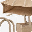 Jute tasker 10 pcs Naturfarvet 42 x 33 x 19 cm 100% Tossa Jute