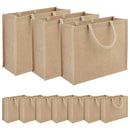 Jute tasker 10 pcs Naturfarvet 42 x 33 x 19 cm 100% Tossa Jute