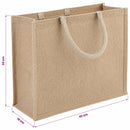 Jute tasker 50 Naturfarvet 42 x 33 x 19 cm 100% Tossa Jute