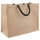 Jute tasker 50 Naturfarvet og sort 42 x 33 x 19 cm