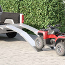 Motorcykelrampe 680 kg 2 stk. Sølv 680 kg Aluminium