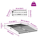 Rampe til kørestol 270 kg Sølv 270 kg Aluminium