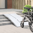 Rampe til kørestol 270 kg Sølv 270 kg Aluminium