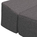 Samlebar Sofa Seng Lysegrå 70 x 60 x 63 cm Stof
