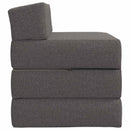 Samlebar Sofa Seng Lysegrå 70 x 60 x 63 cm Stof