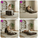Samlebar Sofa Seng 75 x 63 x 45 cm Gråbrun