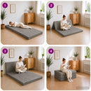 Samlebar Sofa Seng 90 x 67 x 45 cm Lysegrå