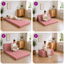 Samlebar Sofa Seng 90 x 67 x 45 cm Lyserød