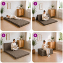 Samlebar Sofa Seng 100 x 67 x 45 cm Gråbrun
