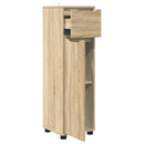 Badeværelsesskab Sonoma eg 30,5 x 30 x 101 cm Konstrueret træ