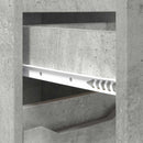 Badeværelsesskab Beton Grå 30,5 x 30 x 101 cm Konstrueret træ