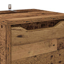 Badeværelsesskab Gammelt træ 30,5 x 30 x 101 cm Konstrueret træ
