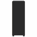 Badeværelsesskab Sort 72,5 x 36,5 x 100 cm Konstrueret træ