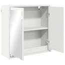 Badeværelsesspejlskab Hvid 60 x 20 x 60 cm Konstrueret træ