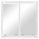 Badeværelsesspejlskab Hvid 60 x 20 x 60 cm Konstrueret træ