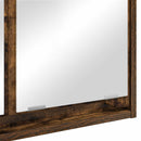 Badeværelsesspejlskab Røget eg 60 x 20 x 60 cm Konstrueret træ