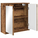 Badeværelsesspejlskab med hylde Gammelt træ 60 x 20 x 60 cm