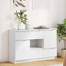 Sideboard Hvid 100 x 30 x 65,6 Konstrueret træ