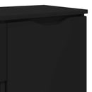 Sideboard Sort 100 x 30 x 65,6 Konstrueret træ