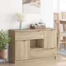 Sideboard med skuffe Sonoma eg 100 x 30 x 65,6 Konstrueret træ