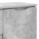 Sideboard Beton Grå 100 x 30 x 65,6 Konstrueret træ
