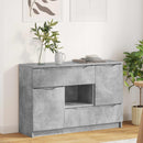 Sideboard Beton Grå 100 x 30 x 65,6 Konstrueret træ